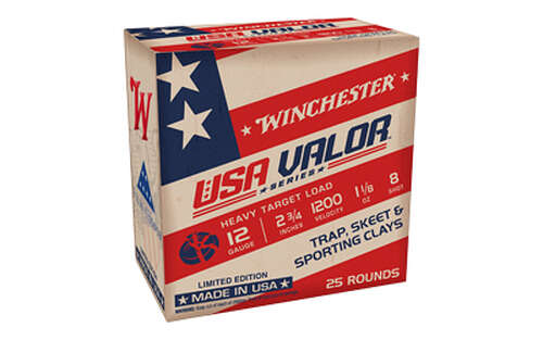 Ammunition Winchester Ammunition USA VALOR 12Gauge WIN USA VALOR 12GA 2.75" #8 25/250